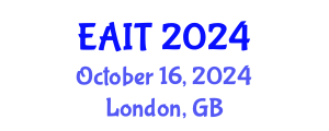 2International Conference on Education and Artificial Intelligence Technologies (EAIT) October 16, 2024 - London, United Kingdom