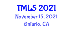 Annual Toronto Machine Learning Summit (TMLS) November 15, 2021 - Ontario, Canada