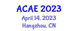 Asia Conference on Automation Engineering (ACAE) April 14, 2023 - Hangzhou, China
