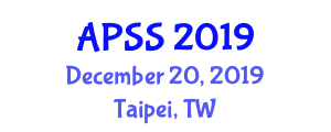 Asia-Pacific Conference on Global Business, Economics, Finance and Social Sciences (APSS) December 20, 2019 - Taipei, Taiwan