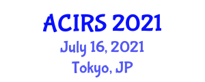 Asia-Pacific Conference on Intelligent Robot Systems (ACIRS) July 16, 2021 - Tokyo, Japan