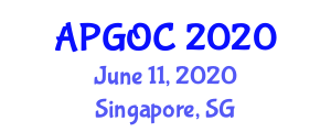 Asia Pacific Gynecology and Obstetrics Congress (APGOC) June 11, 2020 - Singapore, Singapore