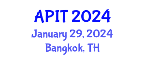 Asia Pacific Information Technology Conference (APIT) January 29, 2024 - Bangkok, Thailand Asia Pacific Information Technology Conference (APIT) January 29, 2024 - Bangkok, Thailand