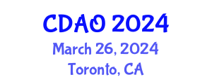 Chief Data and Analytics Officer (CDAO) March 26, 2024 - Toronto, Canada Chief Data and Analytics Officer (CDAO) March 26, 2024 - Toronto, Canada