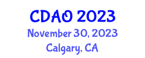 Chief Data and Analytics Officers (CDAO) November 30, 2023 - Calgary, Canada