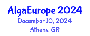 Conference about Science, Technology and Business in the Algae Biomass Sector (AlgaEurope) December 10, 2024 - Athens, Greece