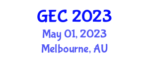 Global Entrepreneurship Congress (GEC) May 01, 2023 - Melbourne, Australia