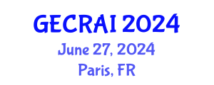 Global Experts Conference on Robotics and Artificial Intelligence (GECRAI) June 27, 2024 - Paris, France
