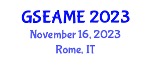 Global Summit and Expo on Aerospace and Mechanical Engineering (GSEAME) November 16, 2023 - Rome, Italy Global Summit and Expo on Aerospace and Mechanical Engineering (GSEAME) November 16, 2023 - Rome, Italy