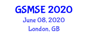 Global Summit on Material Science and Engineering (GSMSE) June 08, 2020 - London, United Kingdom