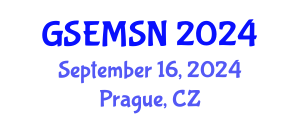 Global Summit On  Materials Science and Nanoscience (GSEMSN) September 16, 2024 - Prague, Czechia