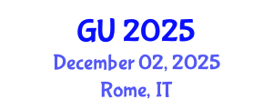 Green Urbanism (GU) December 02, 2025 - Rome, Italy