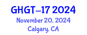 Greenhouse Gas Control Technologies Conference (GHGT-17) November 20, 2024 - Calgary, Canada