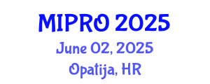 ICT and Electronics Convention (MIPRO) June 02, 2025 - Opatija, Croatia