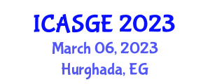 Intenational Conference on Advances in Structural and Geotechnical Engineering (ICASGE) March 06, 2023 - Hurghada, Egypt