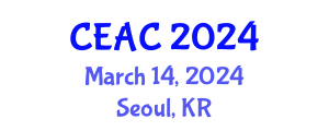 International Civil Engineering and Architecture Conference (CEAC) March 14, 2024 - Seoul, Republic of Korea