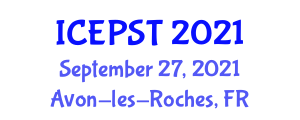 International Conference and Exhibition on Polymer Science and Technology (ICEPST) September 27, 2021 - Avon-les-Roches, France