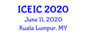 International Conference and Expo on Infrastructure and Construction (ICEIC) June 11, 2020 - Kuala Lumpur, Malaysia