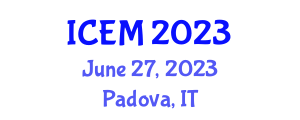 International Conference Energy & Meteorology (ICEM) June 27, 2023 - Padova, Italy