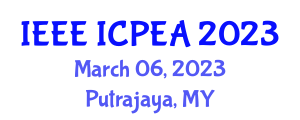 International Conference in Power Engineering Applications (IEEE ICPEA) March 06, 2023 - Putrajaya, Malaysia