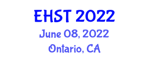 International Conference of Energy Harvesting, Storage, and Transfer (EHST) June 08, 2022 - Ontario, Canada