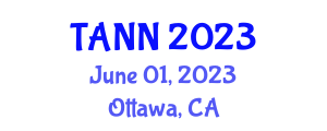 International Conference of Theoretical and Applied Nanoscience and Nanotechnology (TANN) June 01, 2023 - Ottawa, Canada