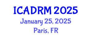 International Conference on Academic Disciplines and Research Methodology (ICADRM) January 25, 2025 - Paris, France