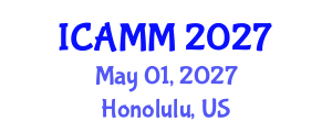 International Conference on Academic Mobility and Migration (ICAMM) May 01, 2027 - Honolulu, United States International Conference on Academic Mobility and Migration (ICAMM) May 01, 2027 - Honolulu, United States