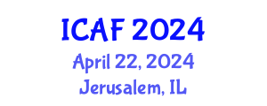International Conference on Accounting and Finance (ICAF) April 22, 2024 - Jerusalem, Israel
