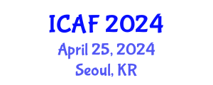 International Conference on Accounting and Finance (ICAF) April 25, 2024 - Seoul, Republic of Korea