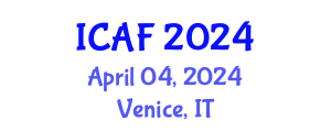 International Conference on Accounting and Finance (ICAF) April 04, 2024 - Venice, Italy