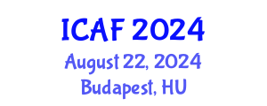International Conference on Accounting and Finance (ICAF) August 22, 2024 - Budapest, Hungary