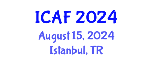 International Conference on Accounting and Finance (ICAF) August 15, 2024 - Istanbul, Turkey