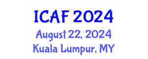 International Conference on Accounting and Finance (ICAF) August 22, 2024 - Kuala Lumpur, Malaysia