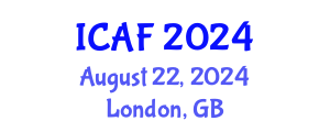 International Conference on Accounting and Finance (ICAF) August 22, 2024 - London, United Kingdom