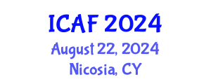 International Conference on Accounting and Finance (ICAF) August 22, 2024 - Nicosia, Cyprus