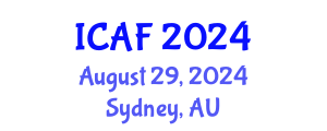 International Conference on Accounting and Finance (ICAF) August 29, 2024 - Sydney, Australia