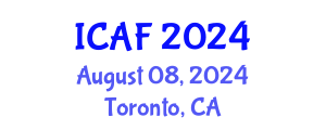 International Conference on Accounting and Finance (ICAF) August 08, 2024 - Toronto, Canada