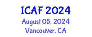 International Conference on Accounting and Finance (ICAF) August 05, 2024 - Vancouver, Canada