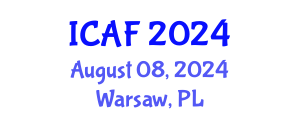International Conference on Accounting and Finance (ICAF) August 08, 2024 - Warsaw, Poland