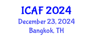 International Conference on Accounting and Finance (ICAF) December 23, 2024 - Bangkok, Thailand