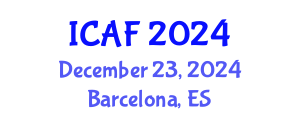 International Conference on Accounting and Finance (ICAF) December 23, 2024 - Barcelona, Spain