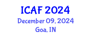 International Conference on Accounting and Finance (ICAF) December 09, 2024 - Goa, India