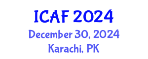 International Conference on Accounting and Finance (ICAF) December 30, 2024 - Karachi, Pakistan
