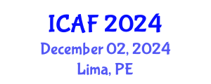 International Conference on Accounting and Finance (ICAF) December 02, 2024 - Lima, Peru