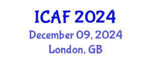 International Conference on Accounting and Finance (ICAF) December 09, 2024 - London, United Kingdom