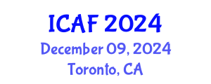 International Conference on Accounting and Finance (ICAF) December 09, 2024 - Toronto, Canada