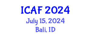 International Conference on Accounting and Finance (ICAF) July 15, 2024 - Bali, Indonesia