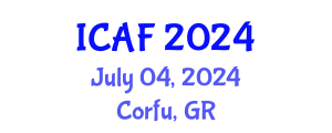 International Conference on Accounting and Finance (ICAF) July 04, 2024 - Corfu, Greece