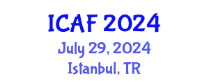 International Conference on Accounting and Finance (ICAF) July 29, 2024 - Istanbul, Turkey